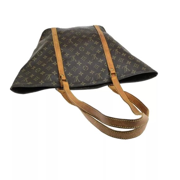 LOUIS VUITTON Sac Shopping Shoulder Tote Bag Monogram Leather - Picture 12 of 16